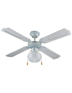 VENTILATORE A SOFFITTO 4 PALE CON LUCE "DCF-121" - VINCO