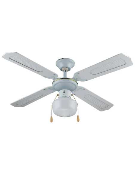 VENTILATORE A SOFFITTO 4 PALE CON LUCE "DCF-121" - VINCO | Utensili Store