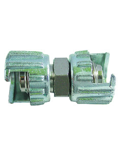 RACCORDO DI GIUNZIONE CON DUE DADI FRESATI - ANI