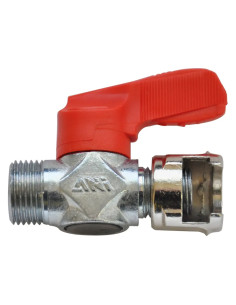 RUBINETTO DI LINEA CON DADO FRESATO - ANI