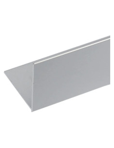 UNIKO - PROFILO PER FAI DA TE ANGOLARE mm 15 x 15 x 1 - mt 1 col.argento 2