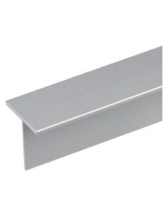 UNIKO - PROFILO PER FAI DA TE A 'T' mm 15 x 15 x 1,5 - mt 1 col.argento 2