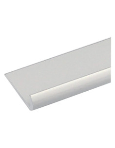 UNIKO PROFILO PER FAI DA TE TIPO DOPPIA 'U' mm 20 x 18 x 1 - mt 1 col.argento