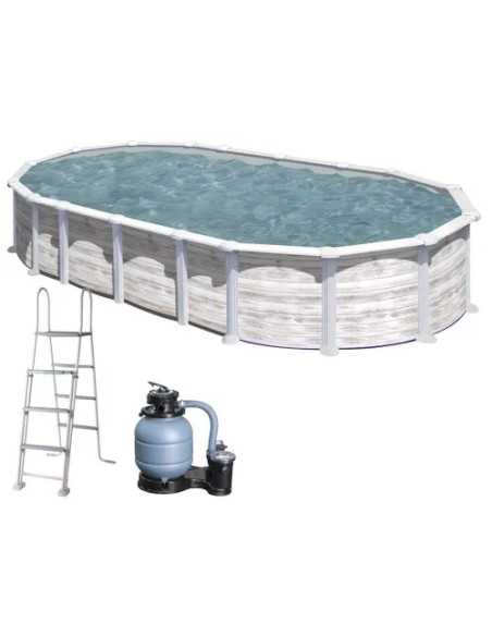 PISCINE OVALI ISLANDIA KIT PROV 738 8N - GRE | Utensili Store