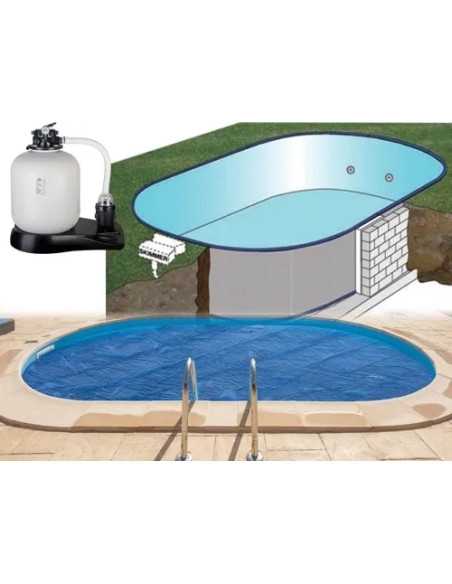 PISCINE INTERRATE OVALI MADAGASCAR KP EOV 7059 - GRE | Utensili Store