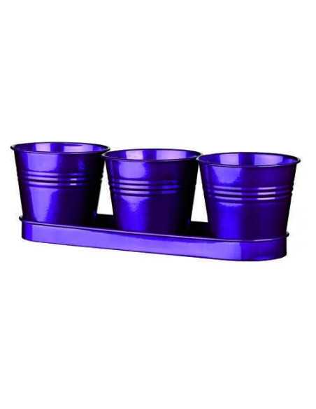 VASI TRIO TIN VIOLA - Senza Marca | Utensili Store