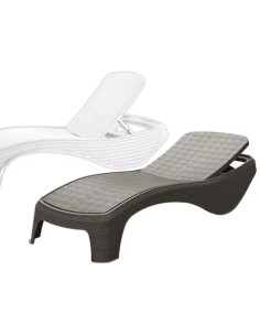 LETTINI RATTAN KETER ATLANTIC BIANCHI  - Senza Marca