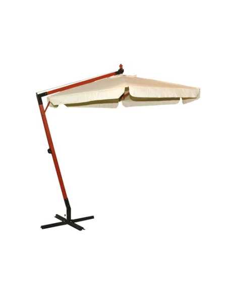 OMBRELLONI LEGNO LATERALI TONDI - Senza Marca | Utensili Store