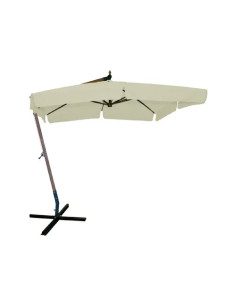 OMBRELLONI LEGNO LATERALI QUADRI MT3  - Senza Marca