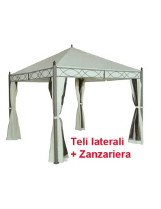 GAZEBO ACCIAIO SANTO DOMINGO  - Senza Marca