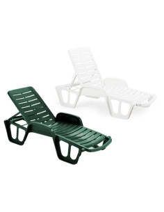 LETTINI RESINA RECLIN. VERDI - Senza Marca