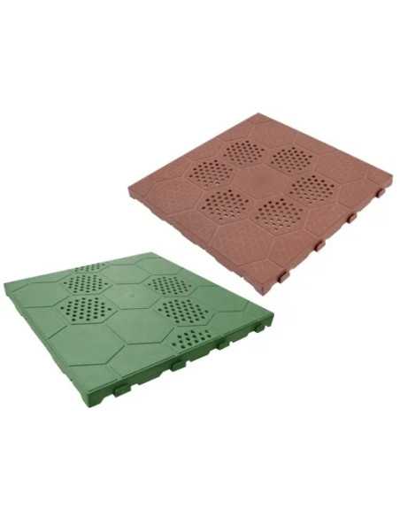 PAVIMENTI EASY PP 40X40 VERDE - Senza Marca | Utensili Store