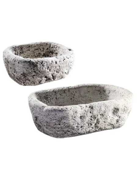 FIORIERE MORTAIO PIETRA ANTICA - DECOGARDEN | Utensili Store