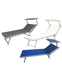 LETTINI SPIAGGIA RIMINI BIANCO  - Senza Marca