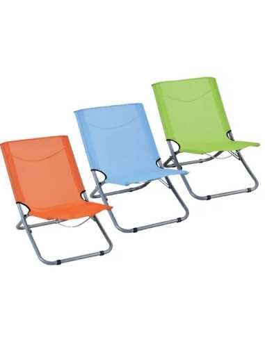 SEDIE PIEGHEVOLI SPIAGGINA CELESTE - Senza Marca | Utensili Store