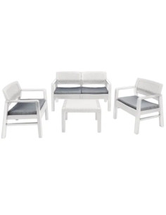 SET RATTAN KILIMANJARO BIANCO  - Senza Marca