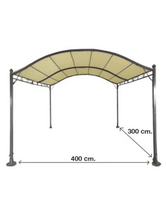 TELI RICAMBIO GAZEBO ACCIAIO PERGOLA MAXI  - Senza Marca