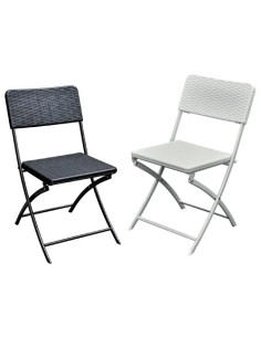 SEDIE P/RATTAN LEVANTE NERO  - Senza Marca