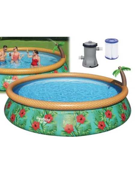 PISCINE TONDE PALMS ANELLO B/ WAY - Senza Marca | Utensili Store