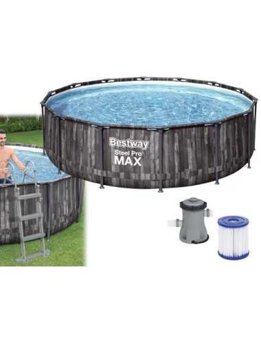 PISCINE TONDE STEEL PRO MAX 5614Z - BESTWAY | Utensili Store