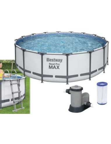 PISCINE TONDE STEEL PRO MAX 5612Z - BESTWAY | Utensili Store