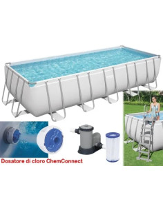 PISCINE POWER STEEL RET B/WAY 5611Z  - Senza Marca