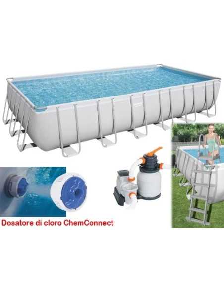 PISCINE RETTANGOLARI POWER STEEL 56475 - BESTWAY | Utensili Store