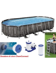 PISCINE STEEL OVALE RATT B/WAY5611T - Senza Marca