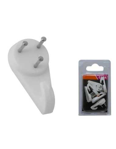 Ganci Adesivi Da Parete Multiuso Bianchi - Set Portachiavi Per Ingresso, Cucina, Bagno, Stile Nordico