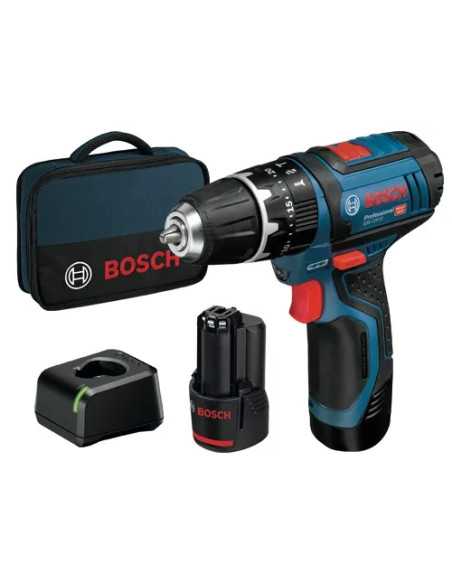 TRAPANI BOSCH 12V 2BAT. GSB 12V-15 - Senza Marca | Utensili Store