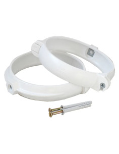 LA VENTILAZIONE - COPPIA STAFFE FERMATUBO PER AERAZIONE CANALIZZATA