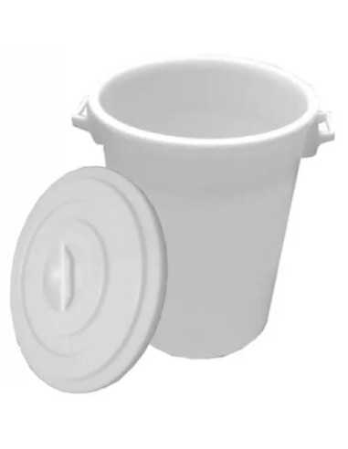 BIDONE BIANCO SENZA COPERCHIO PER ALIMENTI - Senza Marca | Utensili Store