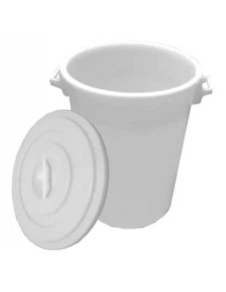 BIDONE BIANCO SENZA COPERCHIO PER ALIMENTI - Senza Marca | Utensili Store