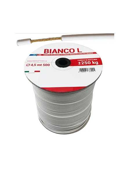 FUNE STENDIBIANCHERIA PVC BIANCONE - Senza Marca | Utensili Store