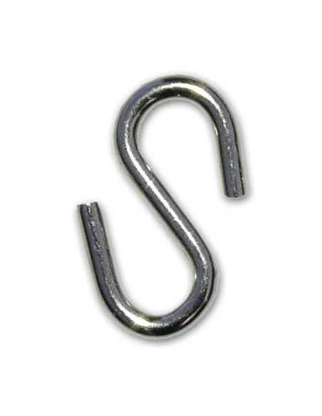 GANCIO A "S" NICHELATO PER QUADRO - Senza Marca | Utensili Store