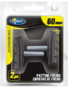 PATTINI FRENO X BICI C/PERNO - Senza Marca