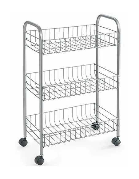 SCAFFALETTO LUGANO ACCIAIO METALTEX - Senza Marca | Utensili Store