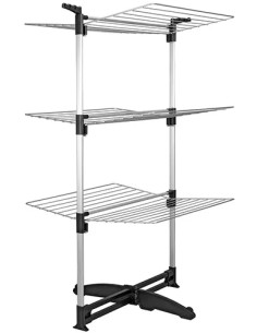 STENDIBIANCHERIA VERTICALE 3 PIANI ACCIAIO - Senza Marca