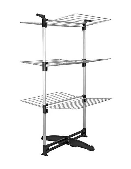 STENDIBIANCHERIA VERTICALE 3 PIANI ACCIAIO - Senza Marca | Utensili Store