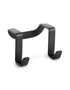 GANCIO DOPPIO METALTEX NERO - Senza Marca