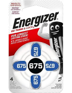 BATTERIE ENERGIZER ACUSTICA A675 BLU - Senza Marca