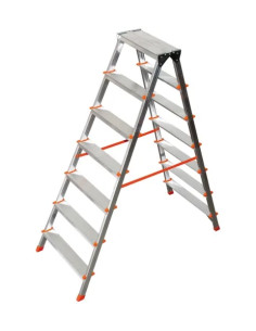 SCALA ALLUMINIO DOPPIA FILO - Senza Marca