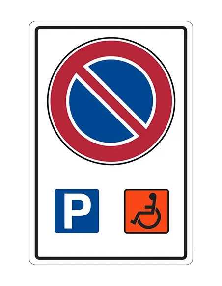 SEGNALETICA STRADALE PARCHEGGIO DISABILE - STAMPLAST | Utensili Store