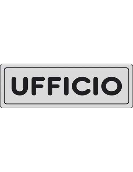 SEGNALETICA ADESIVA ARGENTO UFFICIO - STAMPLAST | Utensili Store
