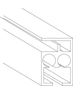 SCORRITENDA ALLUMINIO BIANCO - Senza Marca