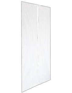 ZANZARIERA C/VELCRO X PORTE BIANCA A STRISCE MAGN. RIDUCIBILE - IRS