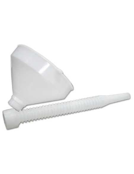IMBUTO X TRAVASO IN PVC FLESSIBILE BIANCO - Senza Marca | Utensili Store