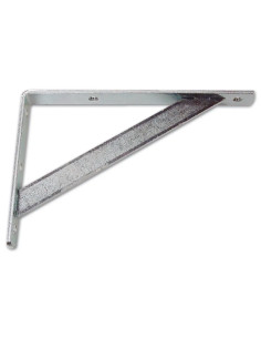 MENSOLA C/SAETTA 25CM ZINCATA - Senza Marca