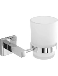 PORTA SPAZZOLINO CROMATO SERIE ROCK - FERIDRAS