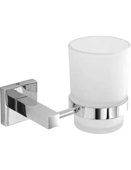 PORTA SPAZZOLINO CROMATO SERIE ROCK - FERIDRAS | Utensili Store
